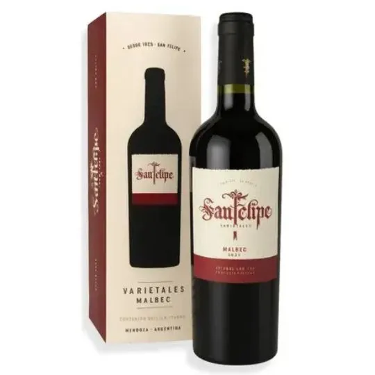 Vino malbec san felipe 